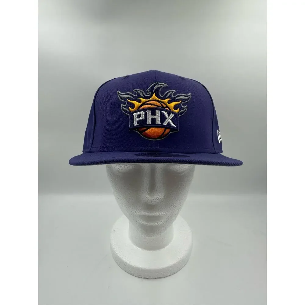 Mens New Era NBA Phoenix Suns 9Fifty 950 Snapback Rubber Adjustable Hat Cap 3